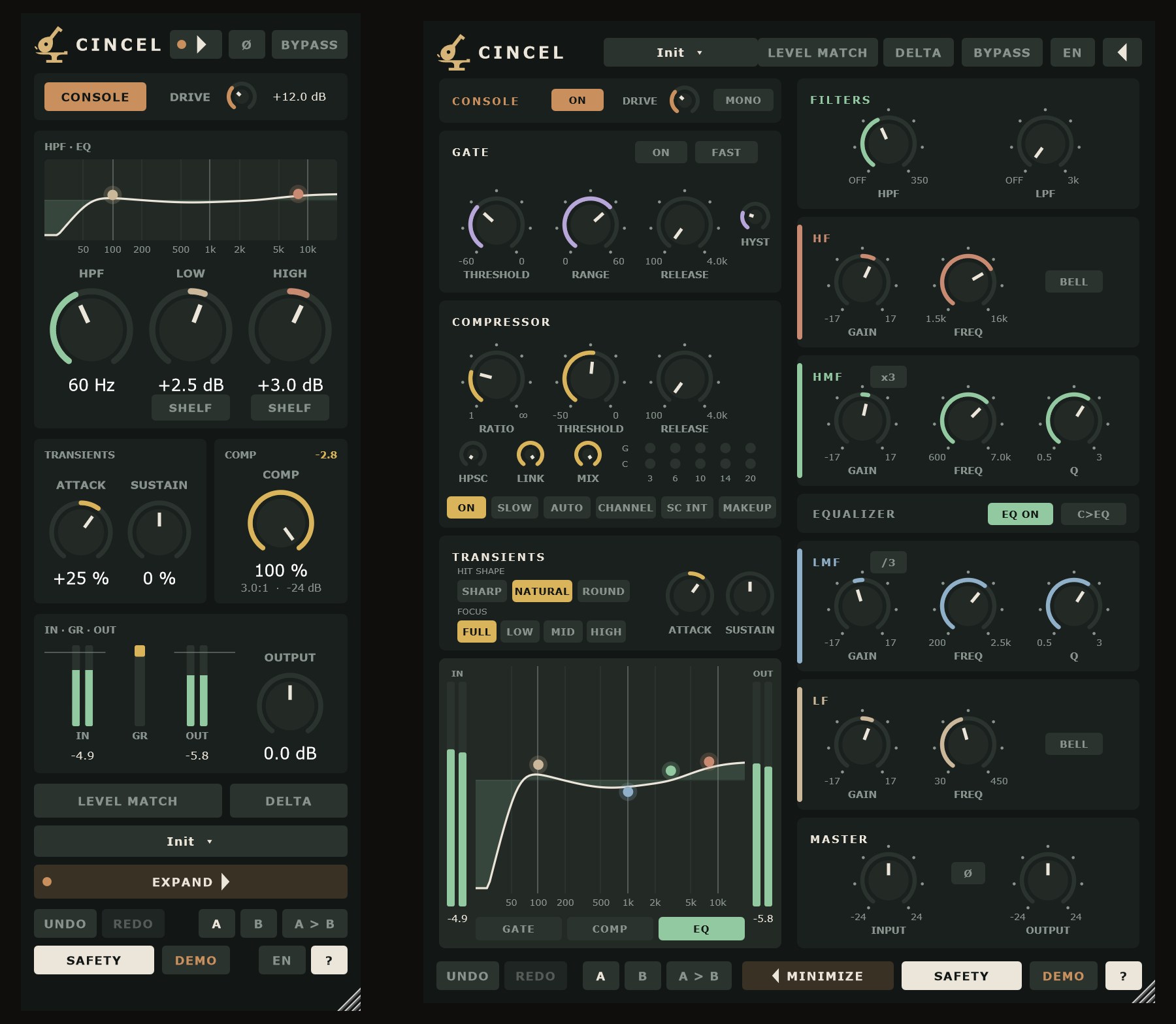 Interfaz de Cincel / Cincel's interface