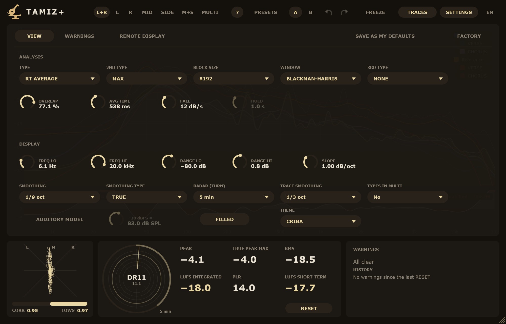 SETTINGS › VIEW.
